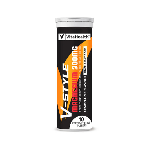 Vitahealth V-Style Magnesium 300mg Effervescent 10s