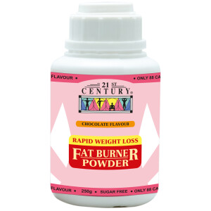 21st Century Rapid Weight Loss, Fat Burner Powder Chocolate 250g