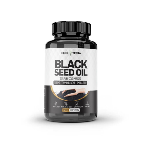 Herb Terra Black Seed Oil 1000mg 120s