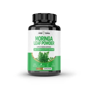 Herb Terra Moringa Leaf Powder 1000mg 120s