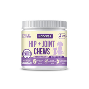 Nanovet Hip + Joint Chews Duck Flavor 45 Chews