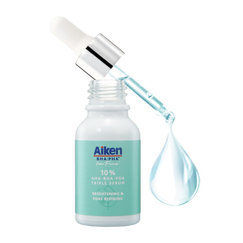 Aiken BHA PHA Brightening & Pore Refining 10% AHA BHA PHA Triple Serum 15ml