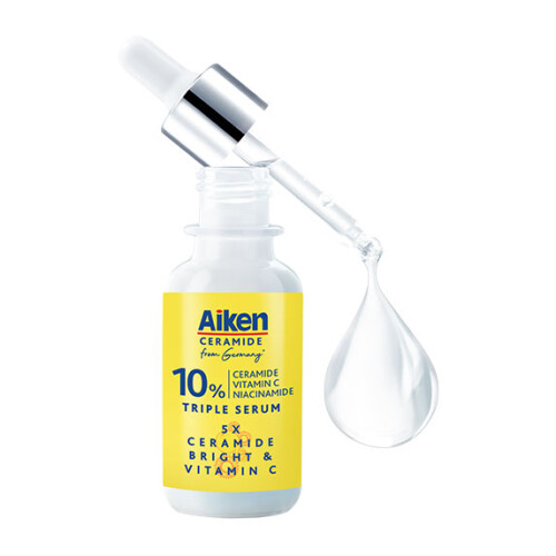 Aiken 5X Ceramide Bright & Vitamin C 10% Triple Serum 15ml