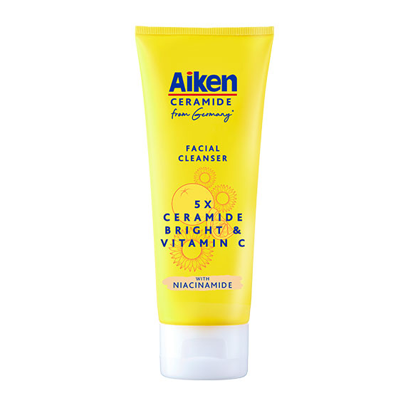 Aiken 5X Ceramide Bright & Vitamin C Facial Cleanser 100g