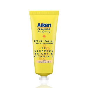 Aiken 5X Ceramide Bright & Vitamin C Tone-Up Sunscreen SPF50+ PA++++ 25g