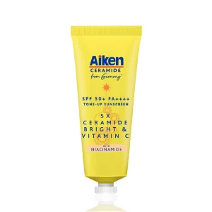 Aiken 5X Ceramide Bright & Vitamin C Tone-Up Sunscreen SPF50+ PA++++ 25g