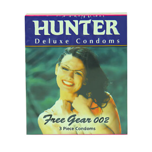 Hunter Deluxe Condoms Free Fear 3s