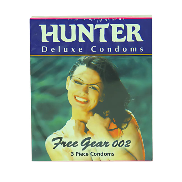 Hunter Deluxe Condoms Free Fear 3s