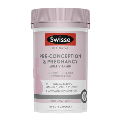 Swisse Ultinatal Pre-Conception & Pregnancy Multivitamin 180s
