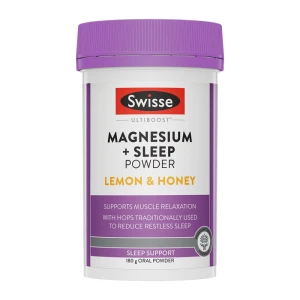 Swisse Ultiboost Magnesium + Sleep Powder Lemon & Honey 180g