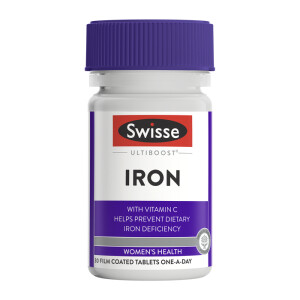 Swisse Ultiboost Iron With Vitamin C Women's Health 30s
