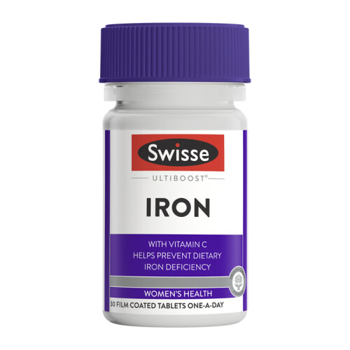 Swisse Ultiboost Iron With Vitamin C Women's Health 30s