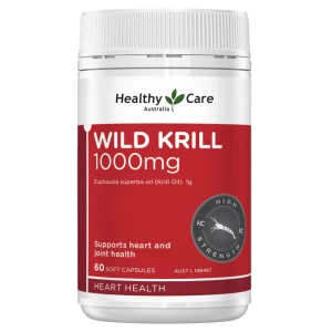 Healthy Care Wild Krill Oil 1000mg 60s