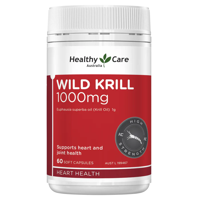 Healthy Care Wild Krill Oil 1000mg 60s