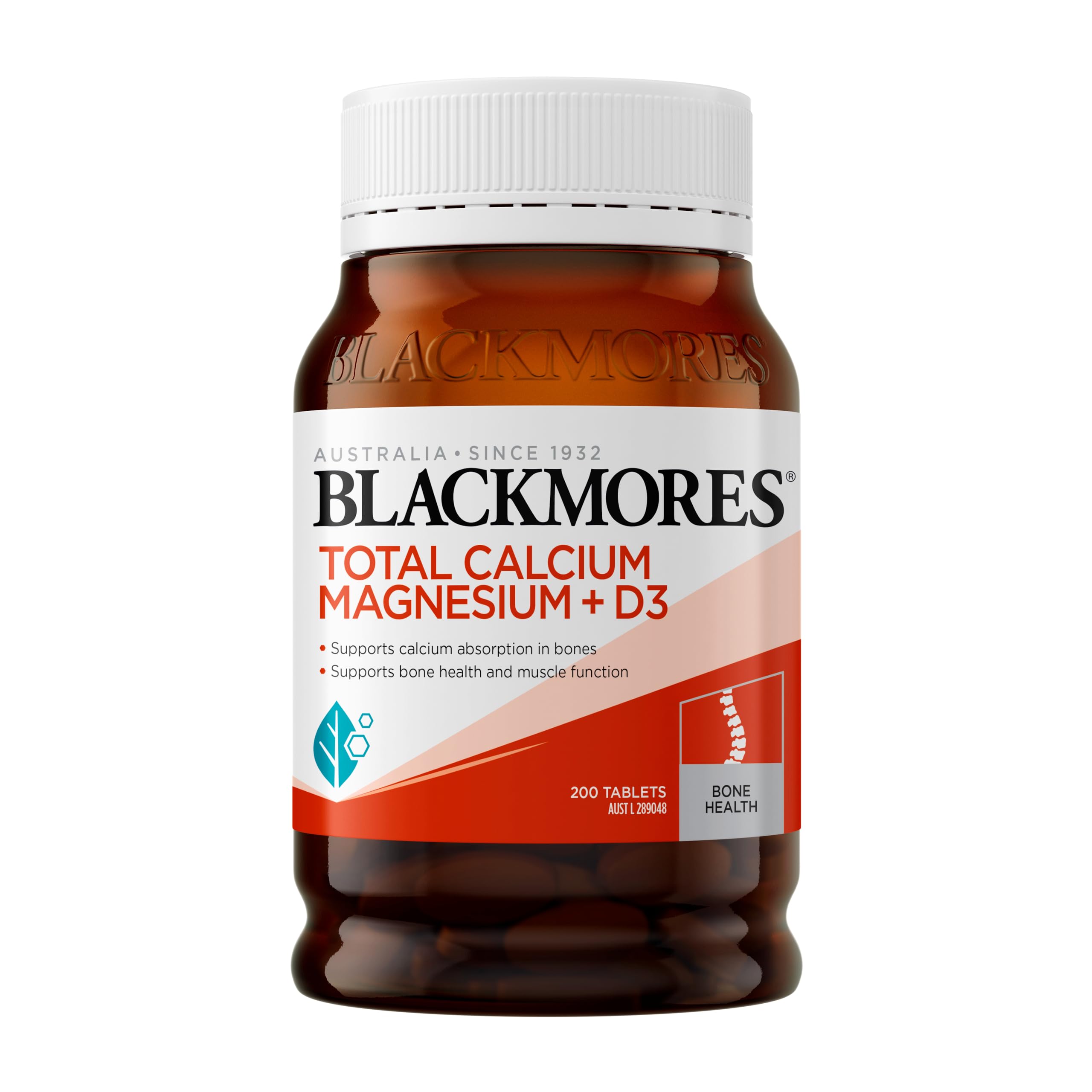 Blackmores Total Calcium & Magnesium + D3 200s