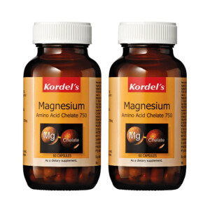 Kordel's Magnesium Amino Acid Chelate 750 Value Pack 2x60s