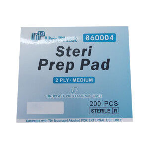 Uroplast SterilePrep Pad Medium Alcohol Pads 200s