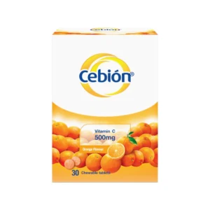 Cebion Vitamin C 500mg Chewable Orange Flavour 30s