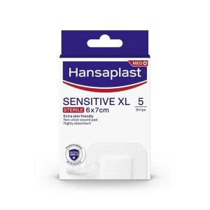 Hansaplast Sensitive XL Sterile 6x7cm 5s