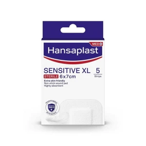Hansaplast Sensitive XL Sterile 6x7cm 5s