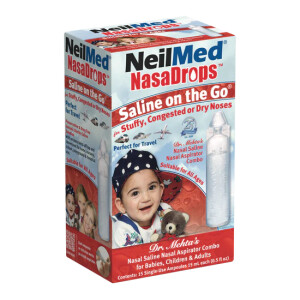 Neilmed NasaDrops Saline On The Go 15ml x 15s