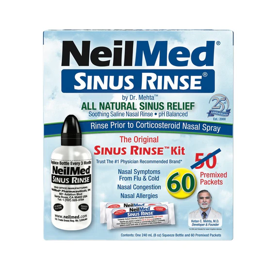 Neilmed Sinus Rinse For Adult Kit 60s