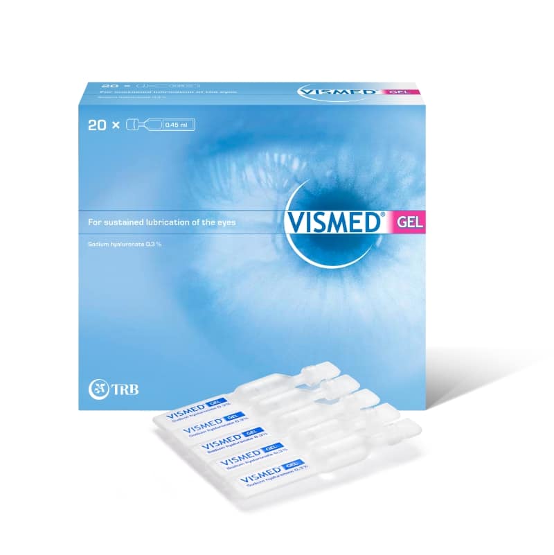 Vismed Gel For Sustained Lubrication Of The Eyes 0.3% 20s x 0.45ml