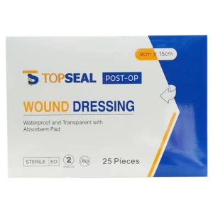 Topseal Post-OP Wound Dressing 9x15cm 25s