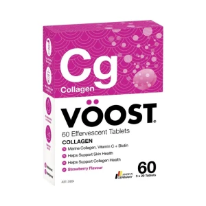 VOOST Effervescent Collagen Strawberry 60s