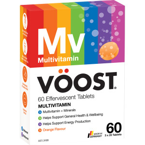 VOOST Effervescent Multivitamin Orange 60s