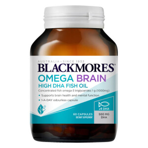 Blackmores Omega Brain High DHA Fish Oil 60s
