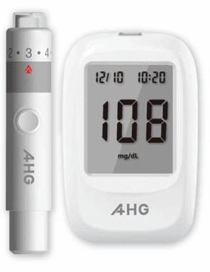 American Health Gate Blood Glucose Monitoring System Luxury Kit AHG-2285 Set