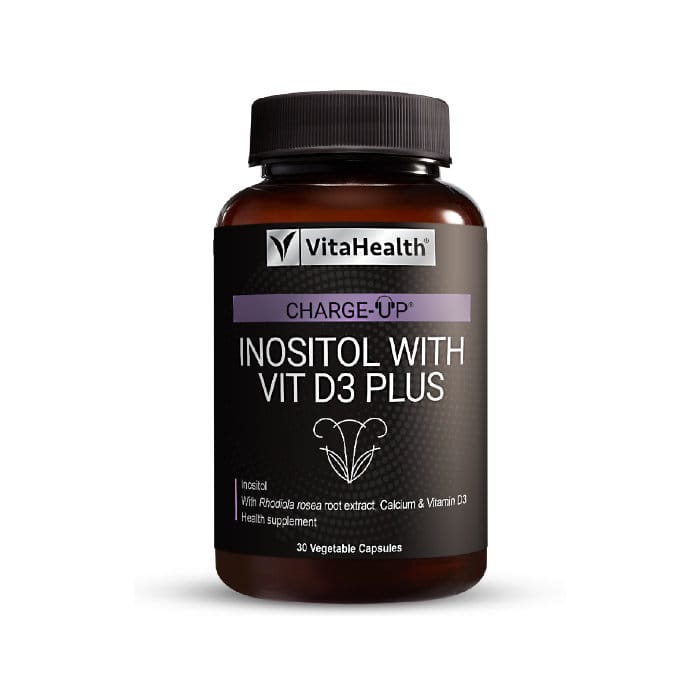 Vitahealth Charge-Up Inositol With Vit D3 Plus 30s