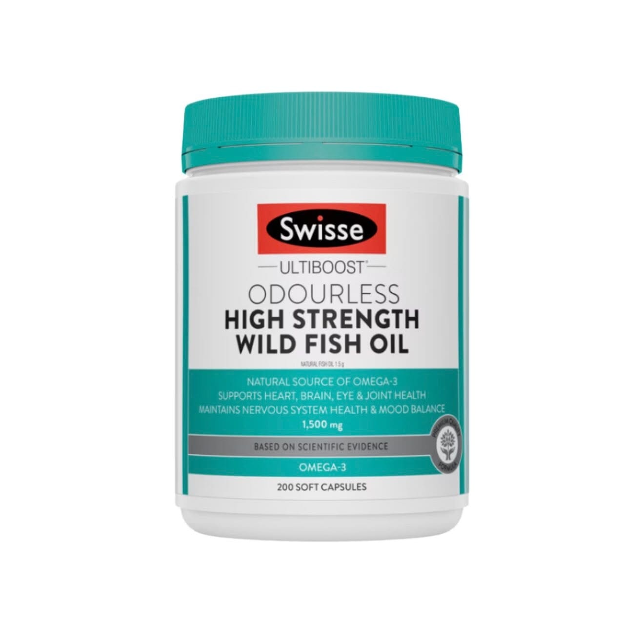 Swisse Ultiboost Odourless High Strength Wild Fish Oil 200s